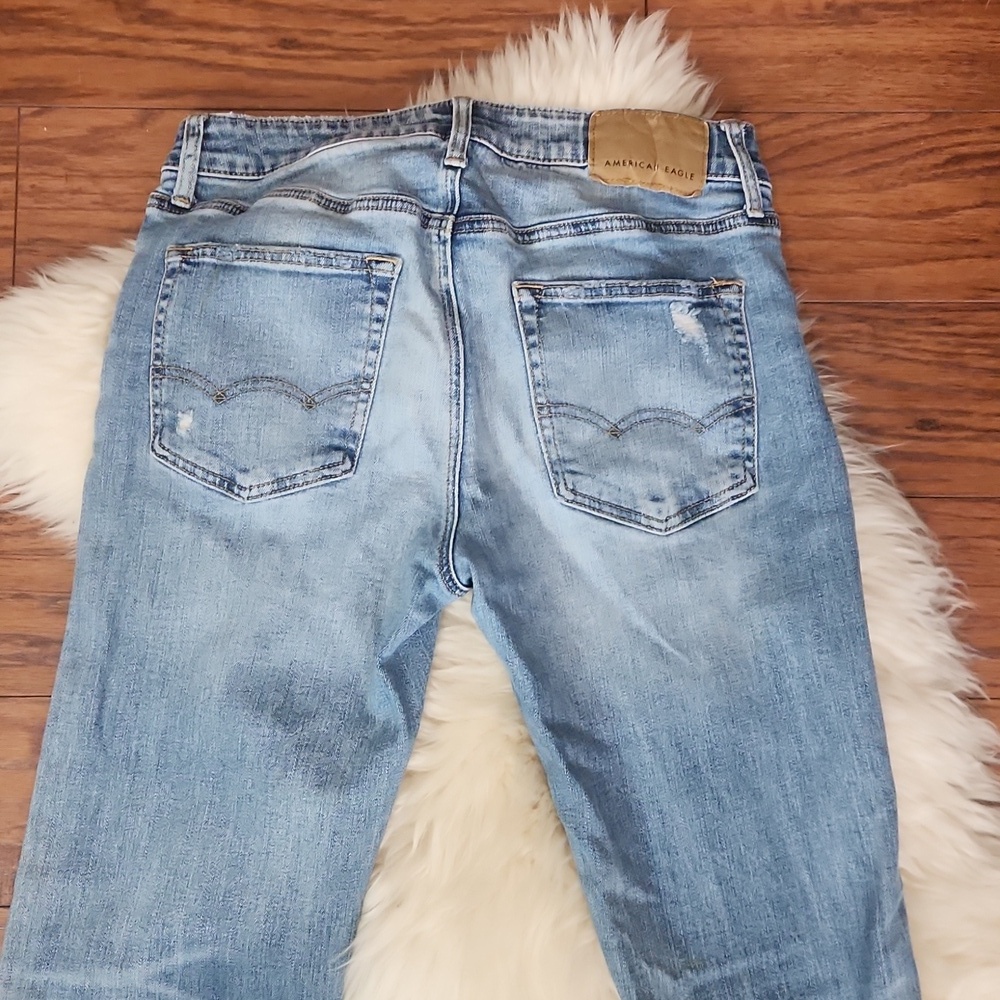 American Ealge Outfitters Original Straight Medium Wash Jeans - Picture 4 of 7